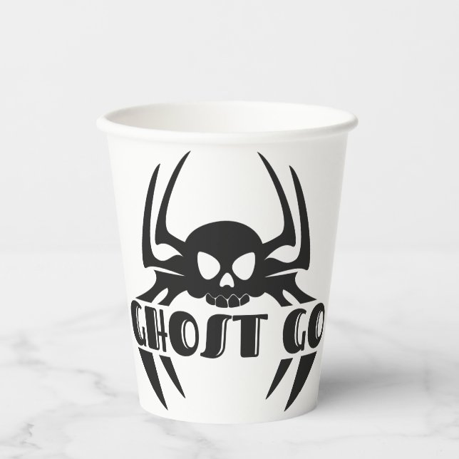 Ghost Go Spooky Season Paper Cups (Front)