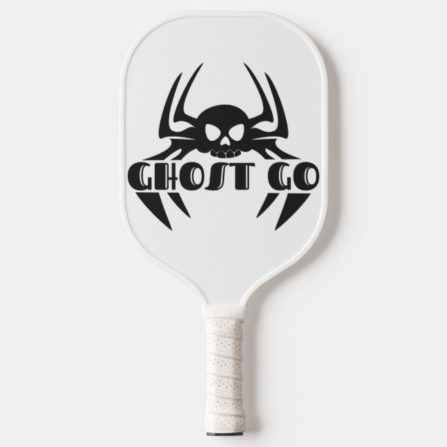 Ghost Go Spooky Season Pickleball Paddle (Front)