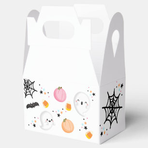 Ghost Halloween Birthday Pink Spooktacular Party Favor Box