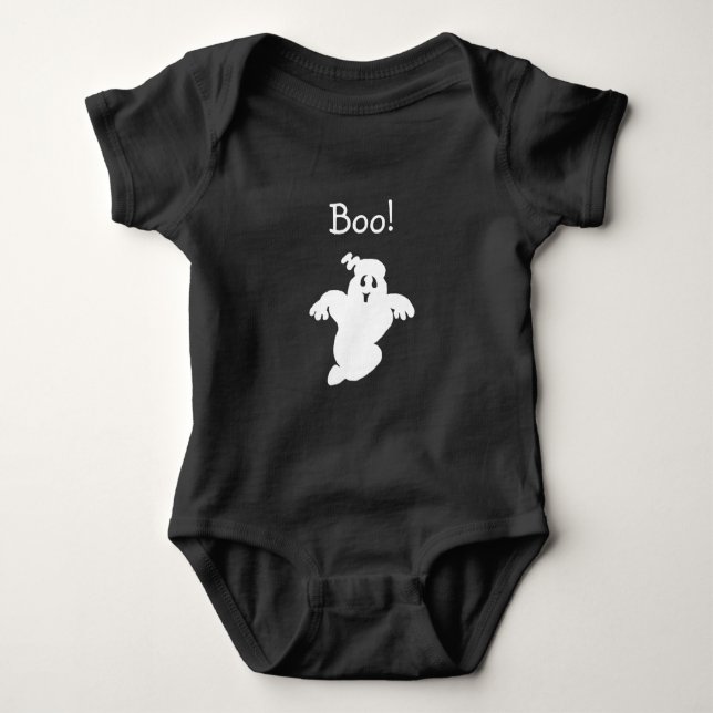Ghost Halloween Bodysuit (Front)