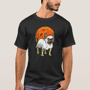 Ghost Halloween Costume French Bulldog T-Shirt