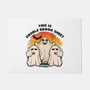 Ghost Halloween Costume Funny Boo Doormat
