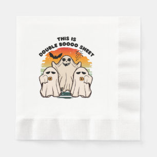 Ghost Halloween Costume Funny Boo Napkin