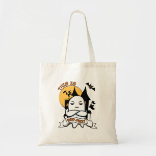 Ghost Halloween Costume Funny Boo Tote Bag