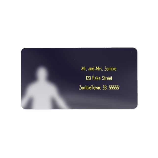 Ghost - Halloween Labels (Front)