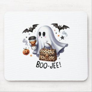 Ghost Halloween Spooky Boo Autumn Halloween Ghost  Mouse Pad