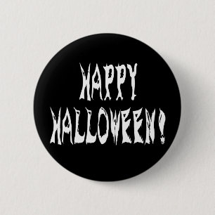 Ghost Halloween Text 2 Inch Round Button