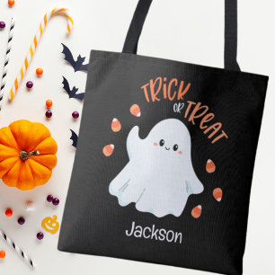 Ghost Halloween Trick ou Sac fourre-tout de traite