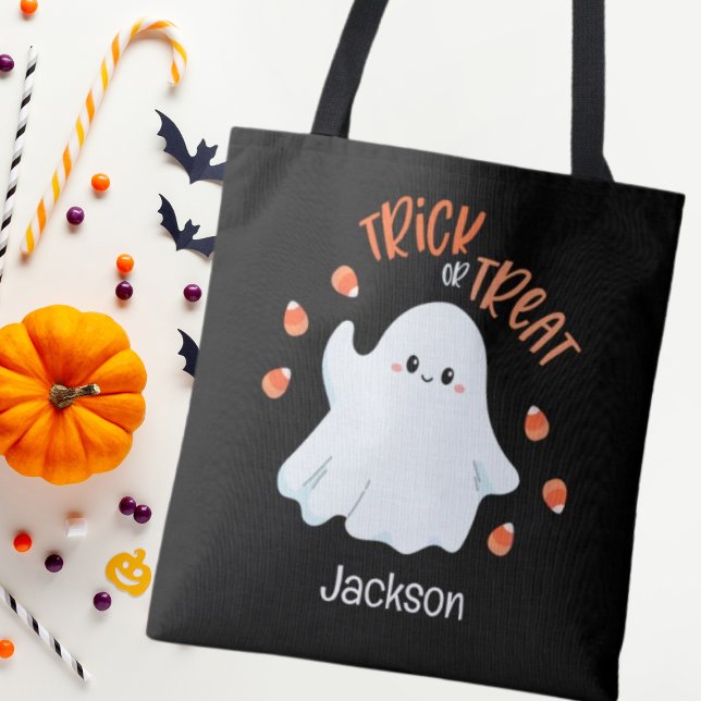 Ghost Halloween Trick ou Sac fourre-tout de traite (Créateur téléchargé)