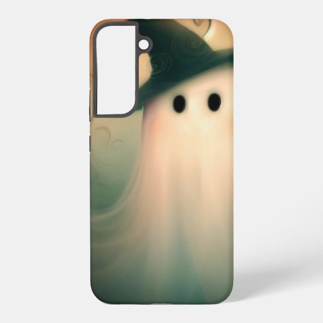 Ghost/Halloween/whimsical/fall Samsung Galaxy S22+ Case (Back)