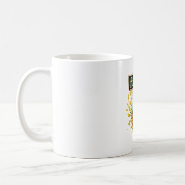 Ghost Haunt School Halloween Coffee Mug (Left)