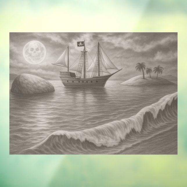 Ghost   – Haunting Nautical Window Cling (Sheet 3)