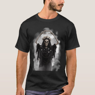 Ghost heart hands scary face mothers day poster T-Shirt