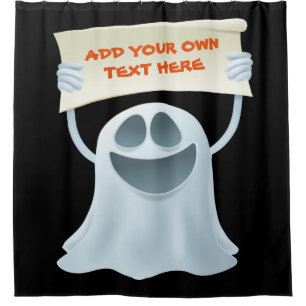 Ghost holding text  