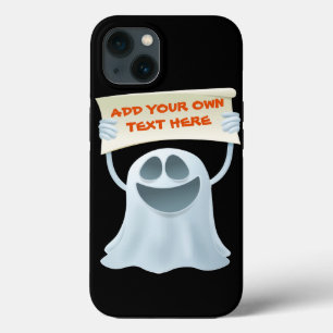 Ghost holding text  iPhone 13 case