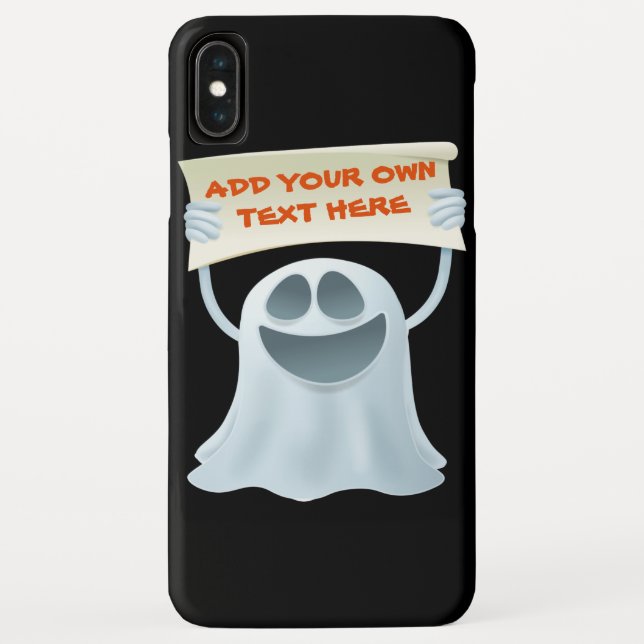 Ghost holding text  Case-Mate iPhone case (Back)