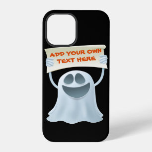 Ghost holding text  iPhone 12 pro case