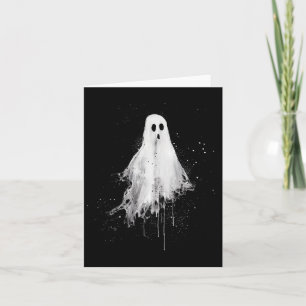 Ghost Horror Spooky Scary Halloween Goth Alt Ghoul Card