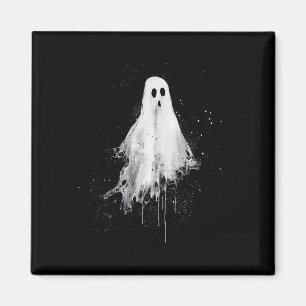 Ghost Horror Spooky Scary Halloween Goth Alt Ghoul Magnet