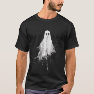Ghost Horror Spooky Scary Halloween Goth Alt Ghoul T-Shirt