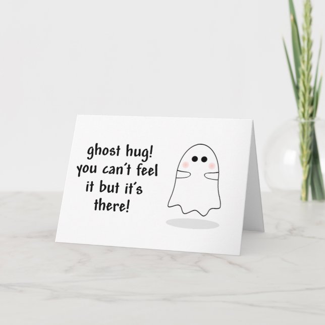 Ghost hug customize card (Front)