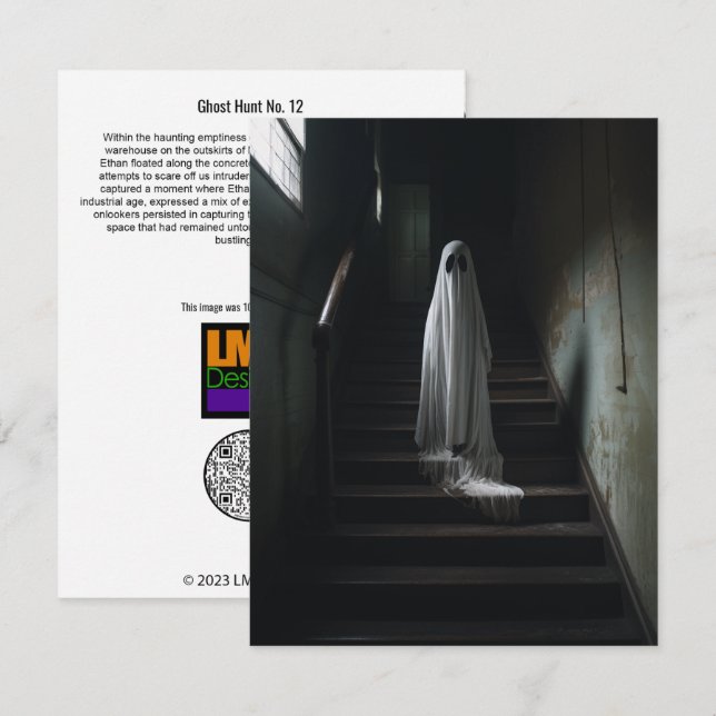Ghost Hunt No. 12 Thank You Card (Front/Back)
