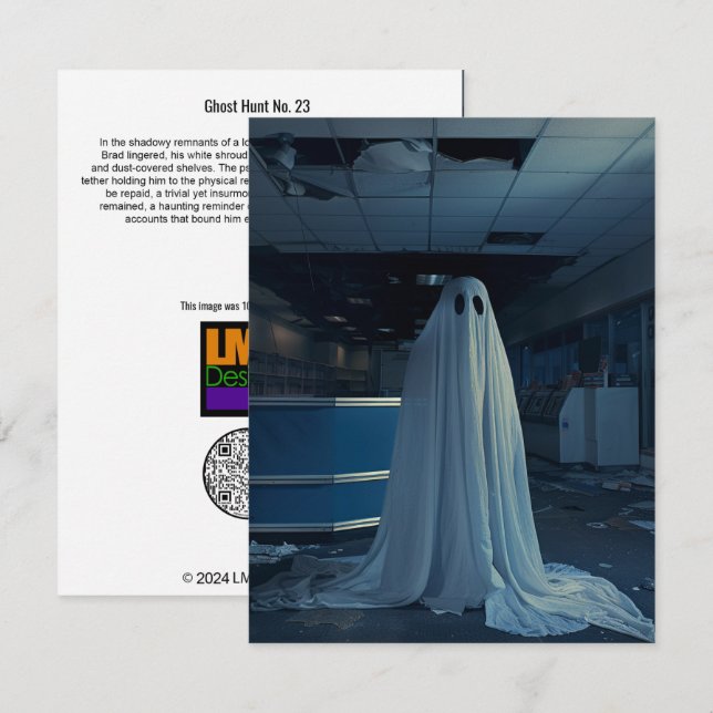Ghost Hunt No. 23 Thank You Card (Front/Back)