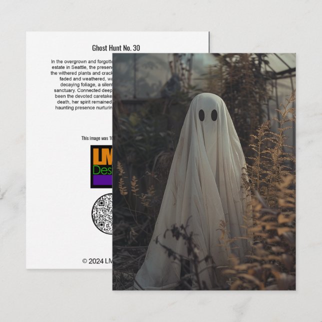 Ghost Hunt No. 30 Thank You Card (Front/Back)