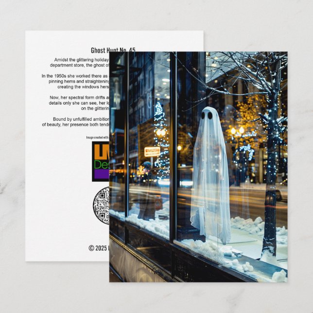 Ghost Hunt No. 45 Thank You Card (Front/Back)