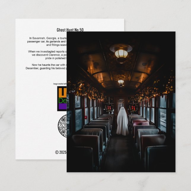 Ghost Hunt No. 50 Thank You Card (Front/Back)