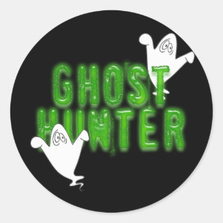 Ghost Hunter Classic Round Sticker