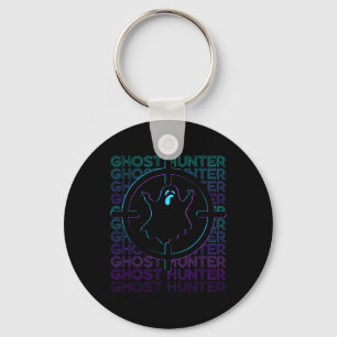 Ghost Hunter Ghost Hunting Retro  Keychain