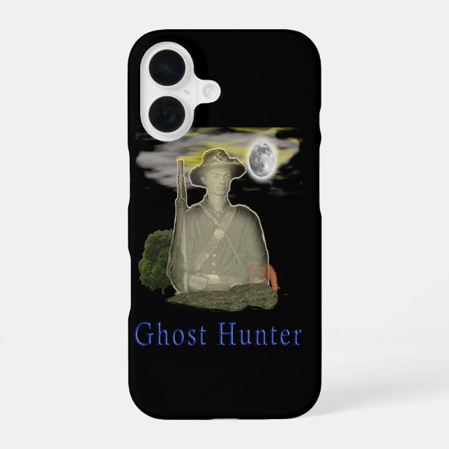 Ghost Hunter iPhone 16 Case (Back)