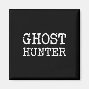 Ghost Hunter Paranormal Investigator Halloween Gif Magnet