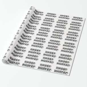 Ghost Hunter puzzle wrapping paper