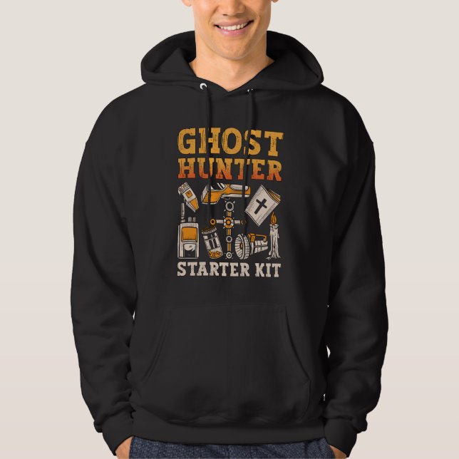 Ghost Hunter Starter Kit Paranormal Ghost Hunting Hoodie (Front)