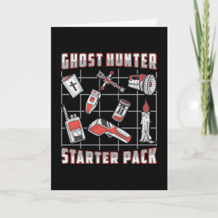 Ghost Hunter Starter Pack Paranormal Ghost Hunting Card