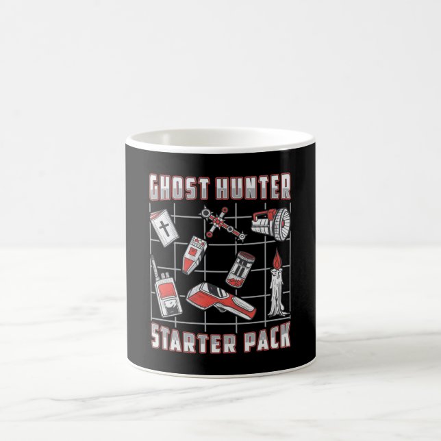 Ghost Hunter Starter Pack Paranormal Ghost Hunting Coffee Mug (Center)