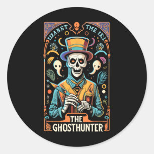 Ghost Hunting For Paranormal Investigator  Classic Round Sticker