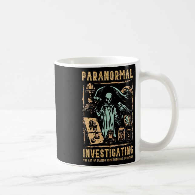 Ghost Hunting Investigator Design Paranormal Inves Coffee Mug (Right)