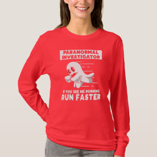 Ghost Hunting Paranormal Investigator Halloween T-Shirt
