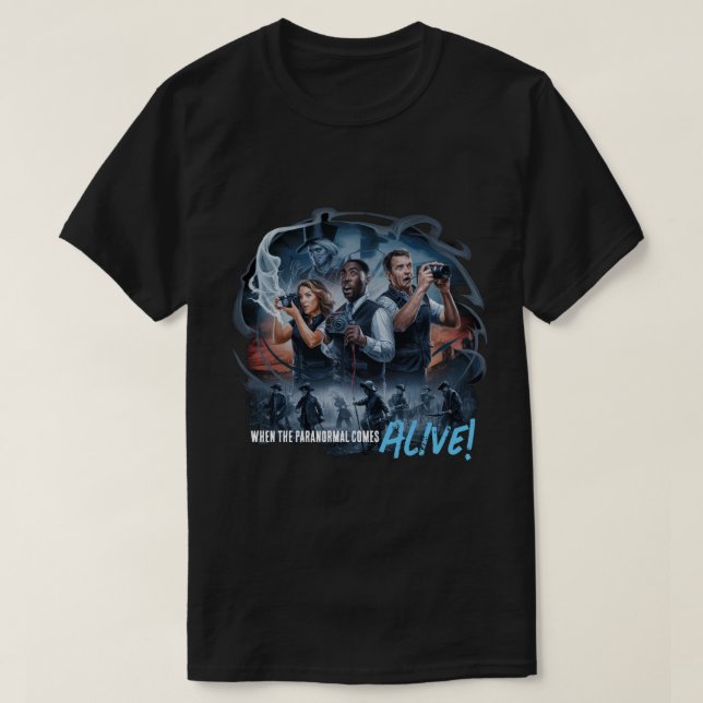 Ghost Hunting - Paranormal Investigator T-Shirt (Design Front)