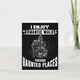 Ghost Hunting Shirt Funny Haunted Places Quote Par Card