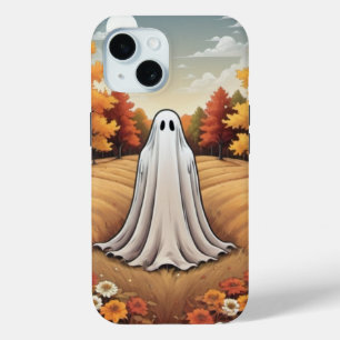 Ghost in Autumn Forest iPhone 15 Case