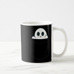 Ghost In Cket Halloween Coffee Mug