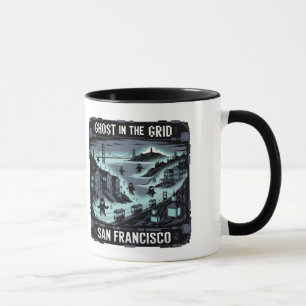 Ghost in the Grid – San Francisco Spooky Tech  Mug
