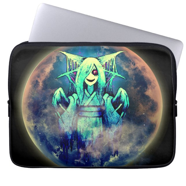 Ghost  laptop sleeve (Front)