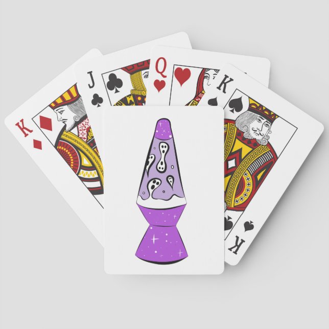 Ghost Lava Lamp Playing Cards (Back)