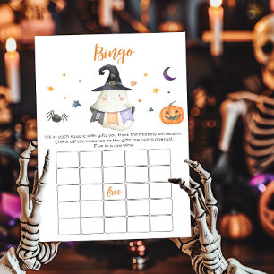 Ghost Little Boo Baby Shower Bingo Game