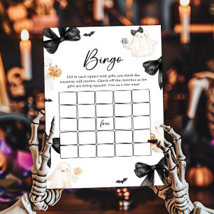 Ghost Little Boo Halloween Bingo Game